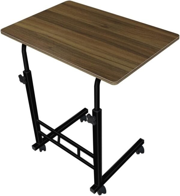Vexmate Preta Mesa Multiuso Mesinha para Notebook Altura Ajustavel com Rodinhas