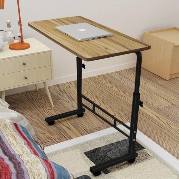 Vexmate Preta Mesa Multiuso Mesinha para Notebook Altura Ajustavel com Rodinhas - Imagem 2