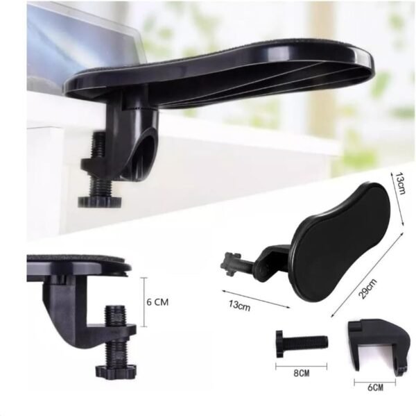 Apoio Para Antebraço Ergonômico Substitui O Braço Da Cadeira Digitar Com Mouse Teclado - Imagem 4