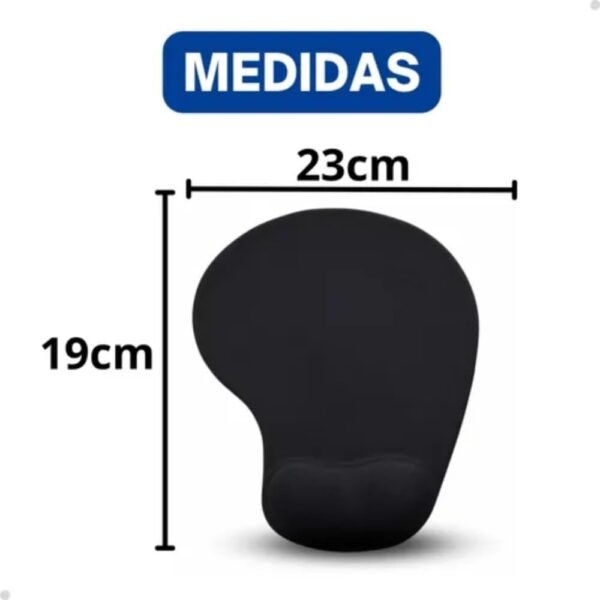 Suporte Mouse Pad Ergonômico com Apoio de Punho Super Macio Kapbom - Imagem 3