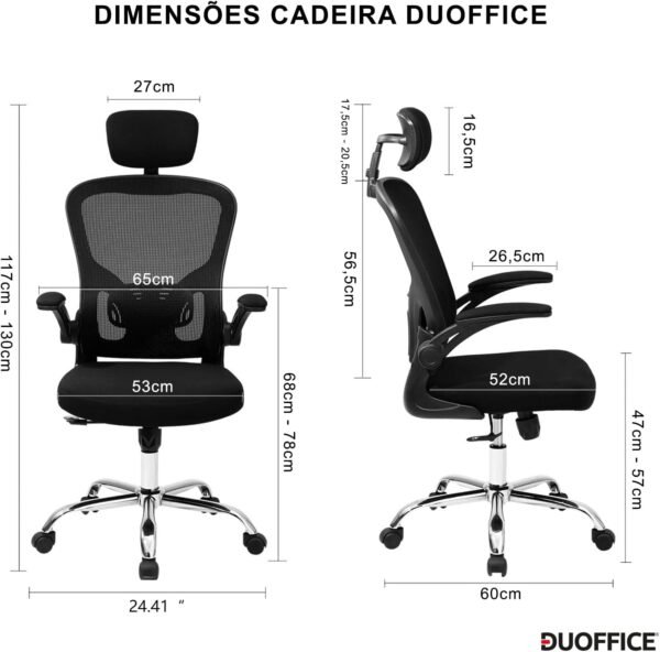 Cadeira de Escritório Presidente Vegas Relax Duoffice DU300 - Imagem 2