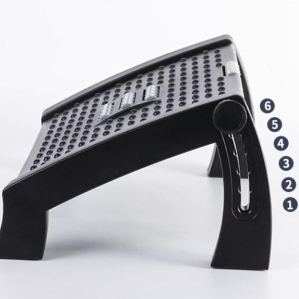 Apoio para os Pés Ergonômico com Altura Ajustável e Massagem - Imagem 2