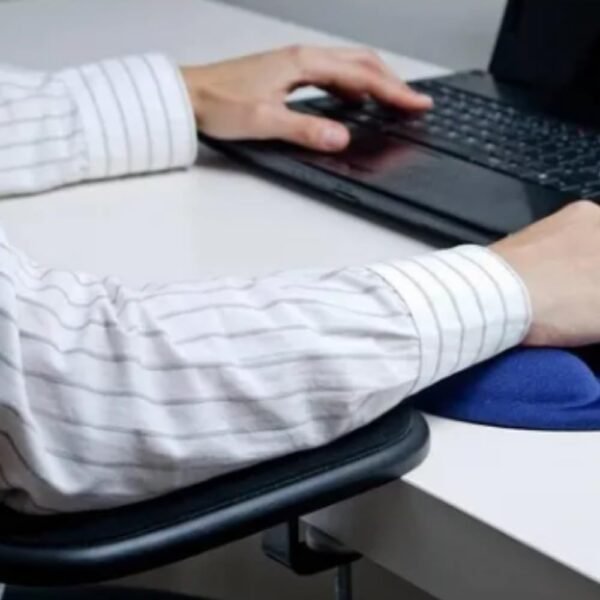 Apoio Descanso Antebraço Para Computador Descanso De Braço Suporte Para Mesa Acoplavel Cadeira Ortopedico - Imagem 6