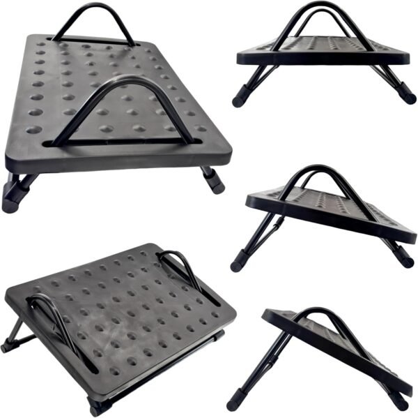 Apoio Ergonômico para os Pés Base Suporte Descanso Regulagem - Imagem 4
