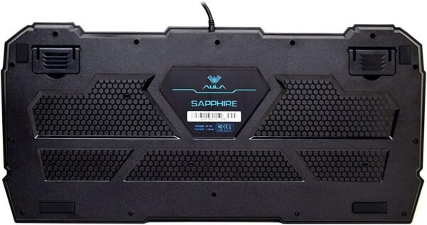 Teclado mecânico retroiluminado Aula Sapphire com interruptor azul, teclado ergonômico, teclado para jogos e teclado de computador - Imagem 6