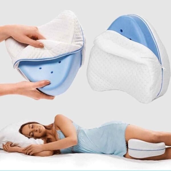 Almofada Ortopédica De Apoio Para Pernas Pés Coluna Lombar Travesseiro Para Postura Dormir Conforto - Imagem 3