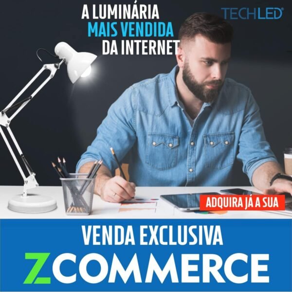 Luminaria Articulada Escritorio Leitura Base Mesa Pixar Suporte Garra Articulavel - Imagem 3