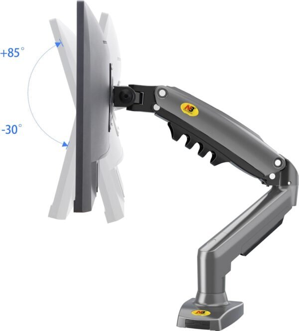 PIX Suporte 2 Monitores 17 a 27 Articulado com Pistão a Gás F160 NB - Imagem 3