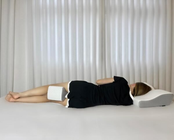 Travesseiro de Joelho - Coluna Relax® - Tecnologia NASA com Espuma Premium e Formato Ergonômico - Imagem 3