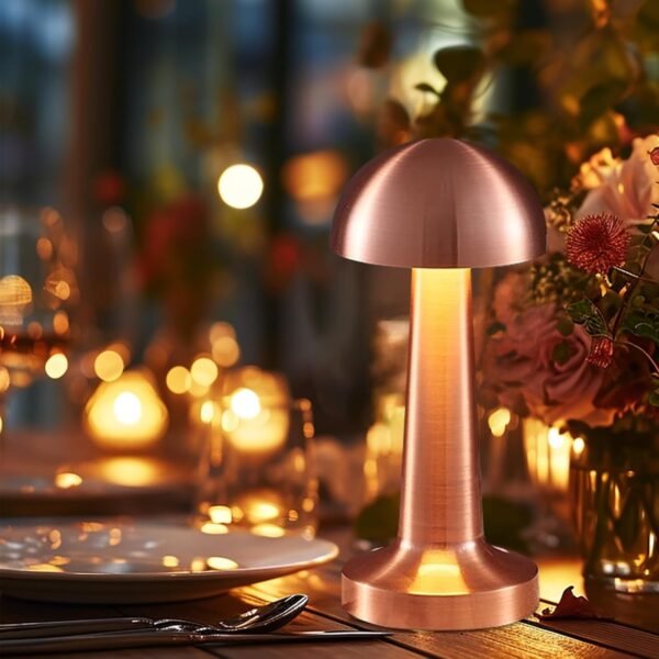 BEMMY Luminária de Mesa,Luminária Abajur Mesa Led Dimerizável Sem Fio Recarregável, Toque Candeeiro de Mesa Luz Noturna，Candeeiro de mesa recarregável USB 1800mAh - Imagem 5