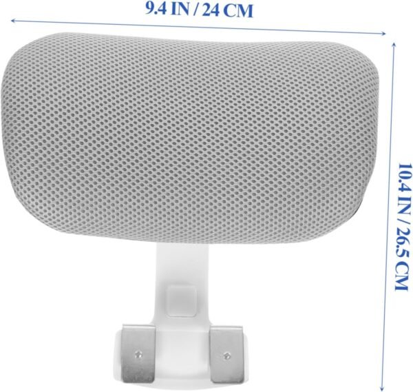 ULTECHNOVO Almofada Ajustável Encosto de Cabeça de Cadeira de Escritório Suporte Ergonômico Removível Da No Pescoço Home Office e Escritórios - Imagem 3