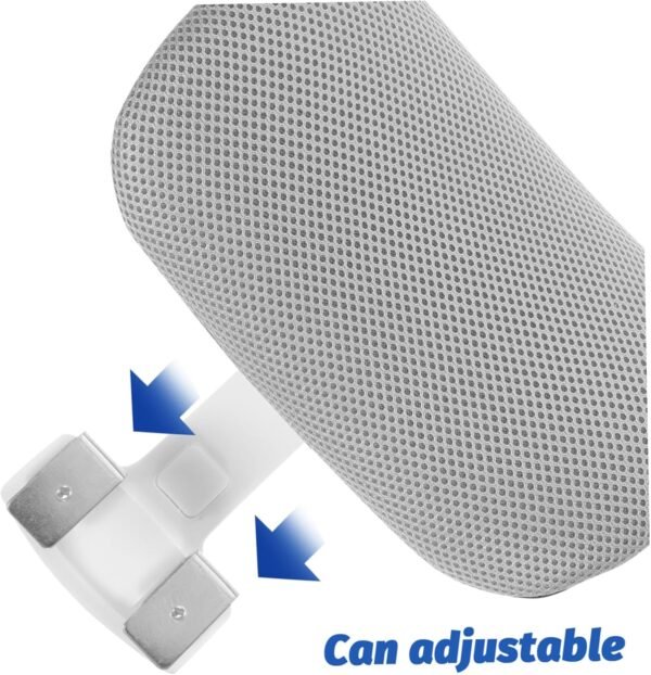 ULTECHNOVO Almofada Ajustável Encosto de Cabeça de Cadeira de Escritório Suporte Ergonômico Removível Da No Pescoço Home Office e Escritórios - Imagem 4