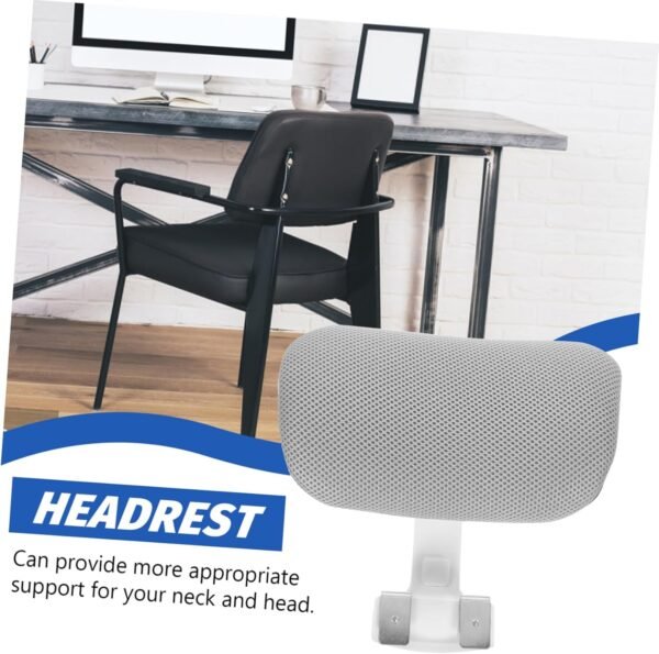 ULTECHNOVO Almofada Ajustável Encosto de Cabeça de Cadeira de Escritório Suporte Ergonômico Removível Da No Pescoço Home Office e Escritórios - Imagem 6