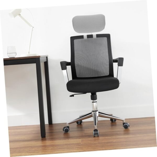 ULTECHNOVO Almofada Ajustável Encosto de Cabeça de Cadeira de Escritório Suporte Ergonômico Removível Da No Pescoço Home Office e Escritórios - Imagem 7