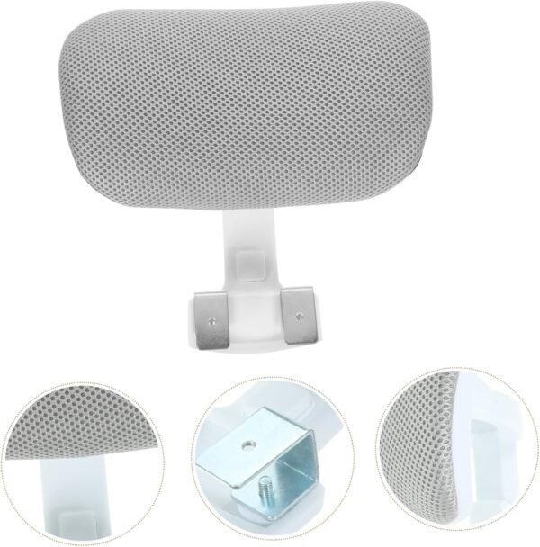 ULTECHNOVO Almofada Ajustável Encosto de Cabeça de Cadeira de Escritório Suporte Ergonômico Removível Da No Pescoço Home Office e Escritórios - Imagem 8