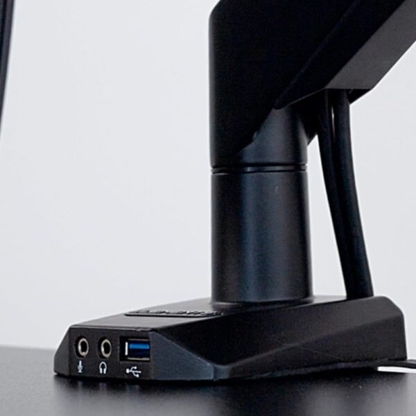 Suporte para Monitor Articulado Elements Armstrong Duo Preto - Imagem 8