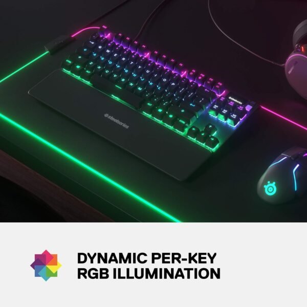 Teclado gamer SteelSeries Apex 7 TKL RGB - Imagem 2