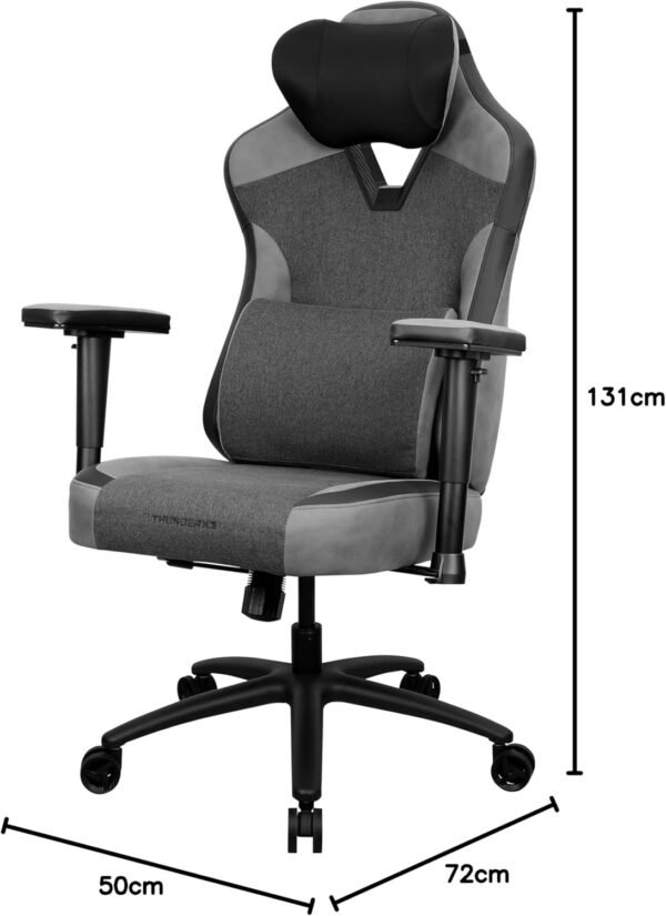 Cadeira Eaze Loft Black Grafite ThunderX3 - Imagem 2
