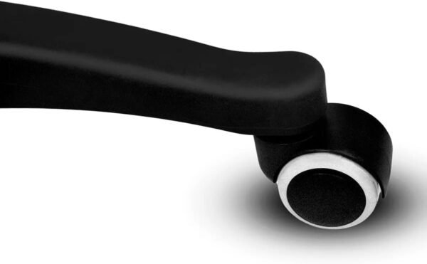 Cadeira Executiva TCN 001 Preto Office Escritório Com Apoio ergonômico para lombar Apoio para os braços Ajuste de altura - Imagem 3