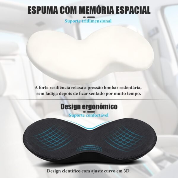 Kerdele Almofada de Assento de Carro, Almofada para Cadeira, Almofada de Assento de Carro, Almofada de Assento de Carro para Motorista, Almofada de Assento de Carro Apoio Lombar - Imagem 3