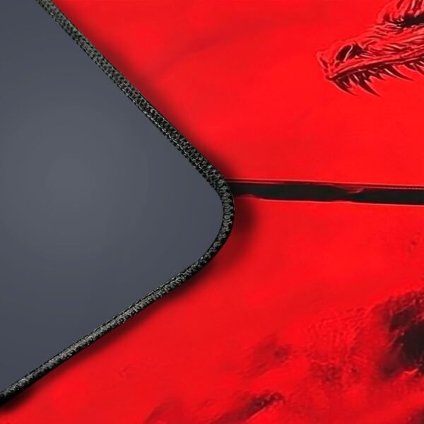 Mouse Pad Gamer Profissional Confortável Antiderrapante Escritório e Games 90x40 - Samurai - Imagem 3