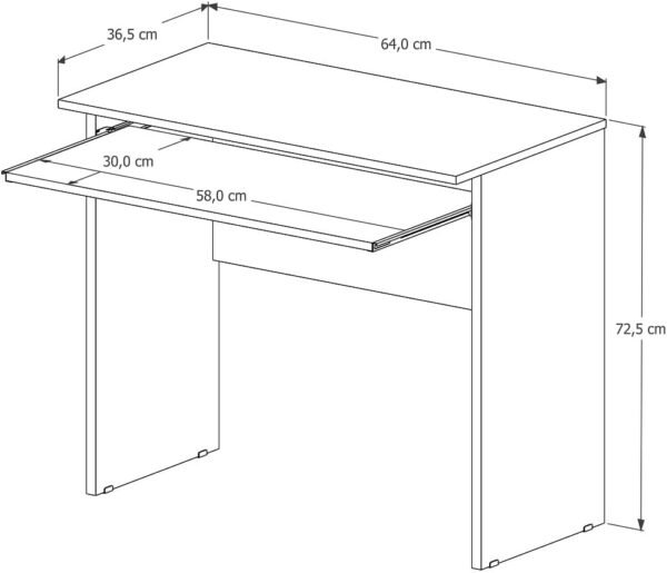 MESA PARA COMPUTADOR PC FUTURO HOME OFFICE - Imagem 3