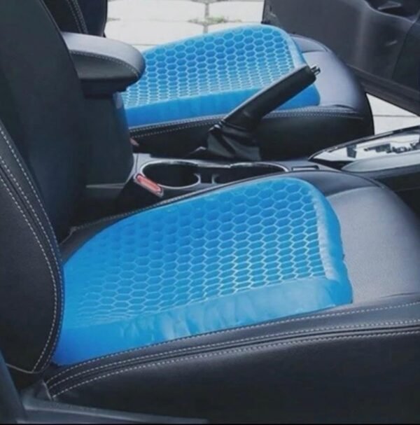 Almofada Ortopédica de Silicone Gel Colmeia - Conforto e Alívio para Dores no Escritório, Carro e Casa - Imagem 3