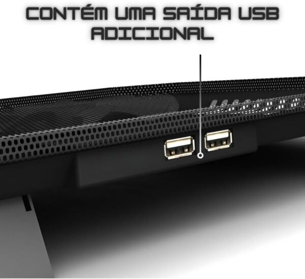 Base para Notebook Refrigerada com 2 Coolers, Led de Iluminacao-IT - Imagem 3