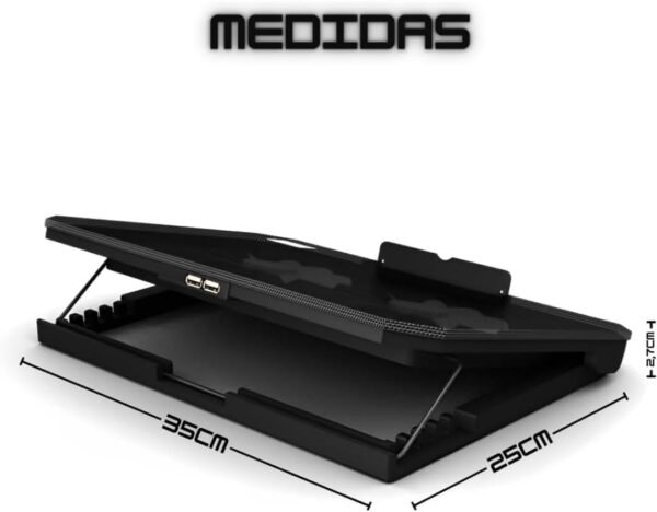 Base para Notebook Refrigerada com 2 Coolers, Led de Iluminacao-IT - Imagem 6