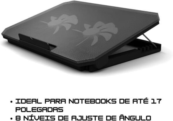 Base para Notebook Refrigerada com 2 Coolers, Led de Iluminacao-IT - Imagem 8