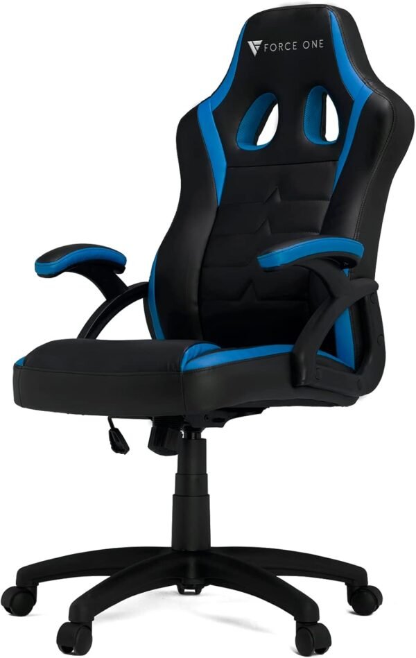 Cadeira Gamer Force One Essential 115 Preta E Azul - Imagem 3