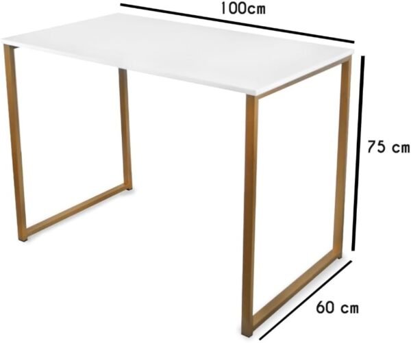 Escrivaninha Industrial Home Office 1m x 60cm(PRETA) - Imagem 3