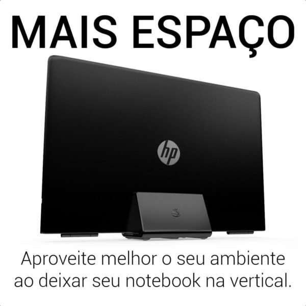Suporte Notebook Laptop Vertical Apoio De Mesa Médio M26x - Imagem 2