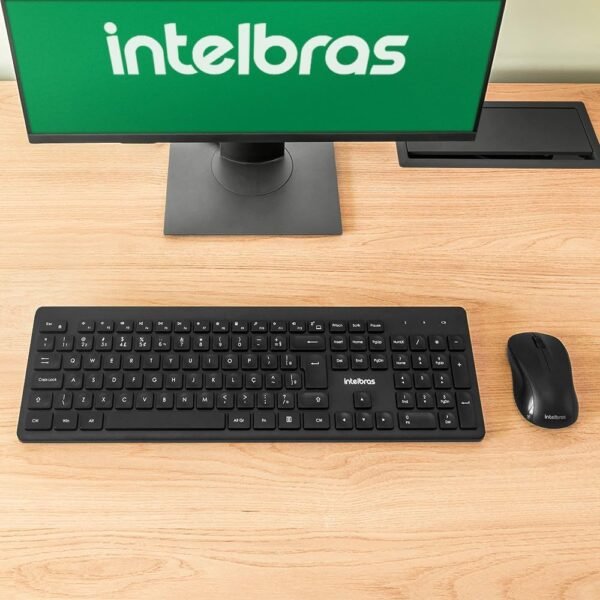 Combo Teclado e Mouse CSI50 Sem Fio Preto Intelbras - Imagem 2