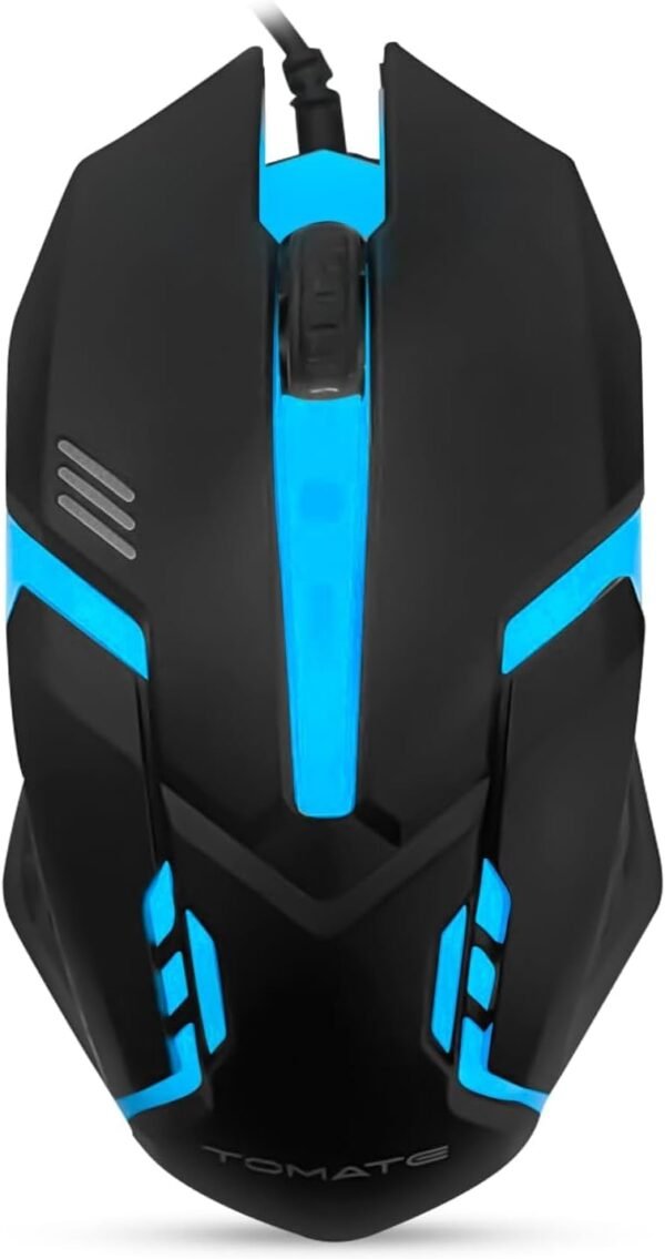 Kit Teclado e Mouse Gamer Semi Mecânico com LED RGB – Teclado USB para Jogos com Resposta Rápida + Mouse com Fio Ergonômico e Iluminação RGB – Alta Precisão, Ideal para PC e Notebook - Imagem 3