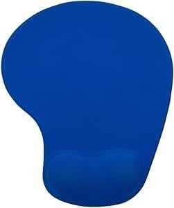 Suporte Mouse Pad Ergonômico com Apoio de Punho Super Macio Kapbom Azul Royal