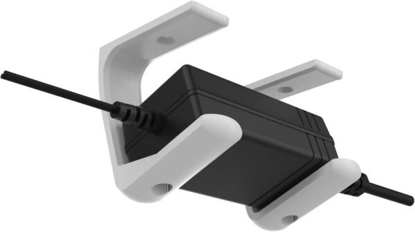 Suporte Para Fonte De Notebook Monitor Por Baixo Da Mesa (Branco) - Imagem 3