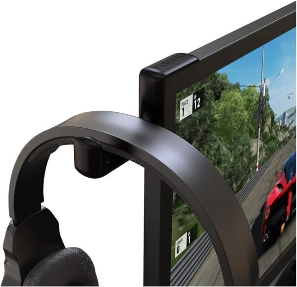 Suporte Fone Headphone Headset Canto De Tela Tv Monitor Ctd - Imagem 2