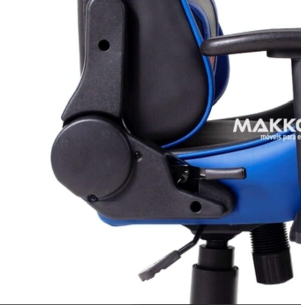 MAKKON Cadeira Gamer Moderno Ergonômica Azul para Jogos ao Ar Livre - Imagem 3