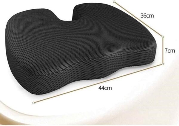 Almofada De Assento Espuma de Memória Com Gel Cóccix Hemorroida Travesseiro Ergonômico Cadeira Banco Home Office - Imagem 9