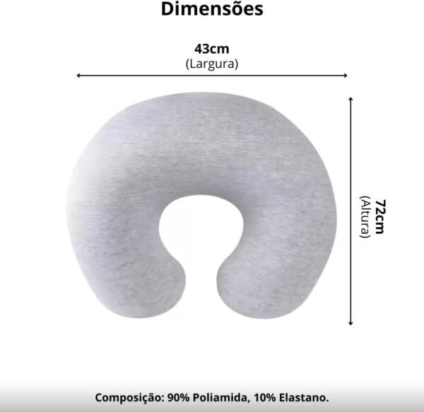 Almofada de Amamentação Multifuncional Loopy Mescla - Loja FOM - Imagem 2