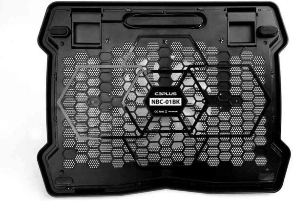 Base para Notebook C3Plus NBC-01BK 14' Preto - Refrigerada com Cooler de 140mm Notebooks até 14' Ajustável - Imagem 3