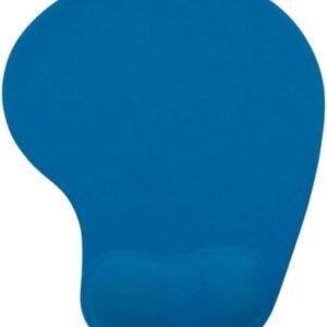 Suporte Mouse Pad Ergonômico com Apoio de Punho Super Macio Kapbom Azul Claro
