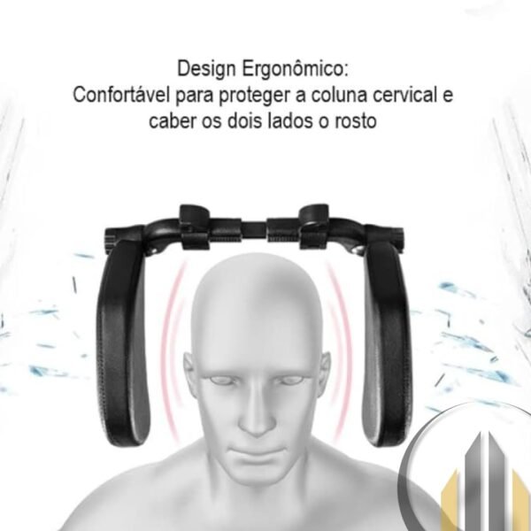 Travesseiro Encosto de Cabeça para Assento de Carro – Conforto Ergonômico e Apoio Perfeito para Viagens Relaxantes - Imagem 6
