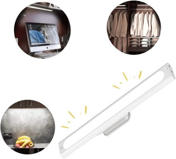 Luminaria Led Recarregável Barra Usb Quarto Cozinha Para Escritório - Imagem 2