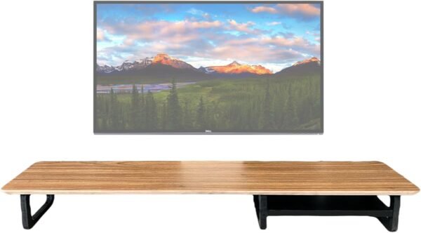 Mesa Stand Desk 100x22Cm Suporte elevado para Monitor Setup Gamer - Imagem 2