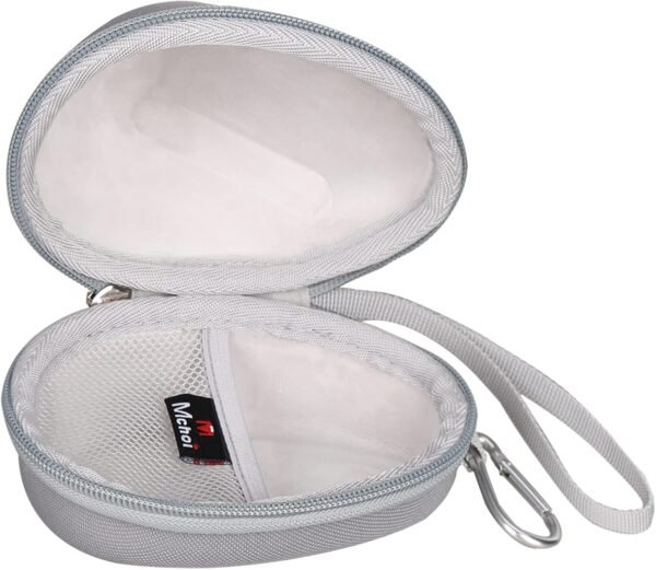 Mchoi Estojo de transporte à prova de choque adequado para mouse ergonômico vertical Logitech Lift, estojo de armazenamento Protable, apenas capa, cinza - Imagem 4