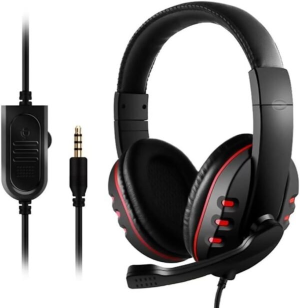 Teclado Gamer Semi Mecanico Led 3 Cores, Mouse Gamer 6 Botões Led RGB e Headset Fone de Ouvido Gamer - Kit Para Jogos em Pc Notebook Console (Cinza/Vermelho) - Imagem 3