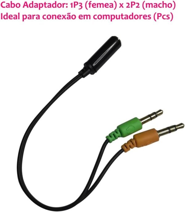 Teclado Gamer Semi Mecanico Led 3 Cores, Mouse Gamer 6 Botões Led RGB e Headset Fone de Ouvido Gamer - Kit Para Jogos em Pc Notebook Console (Cinza/Vermelho) - Imagem 6