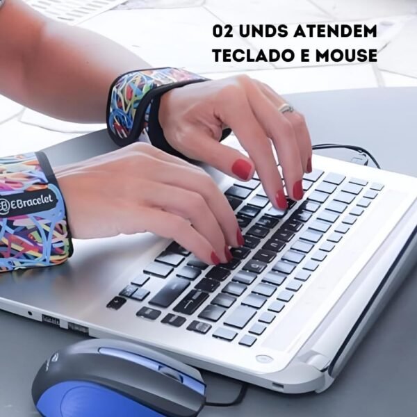 Apoio de Punho para Teclado e Mouse Ergonômico (Fé) - Imagem 2